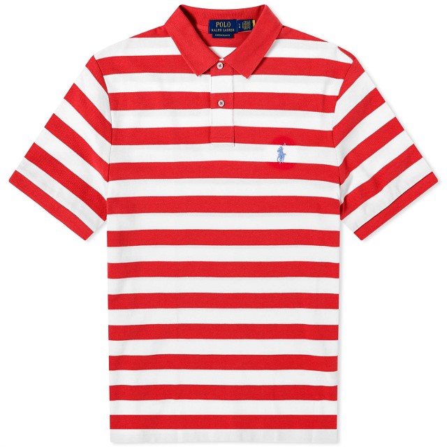 Bold Stripe Polo Shirt