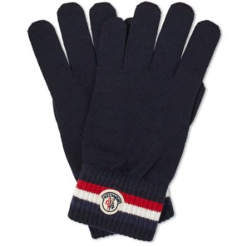 Moncler Tricolour Logo Gloves 3A000-A9575-03-742