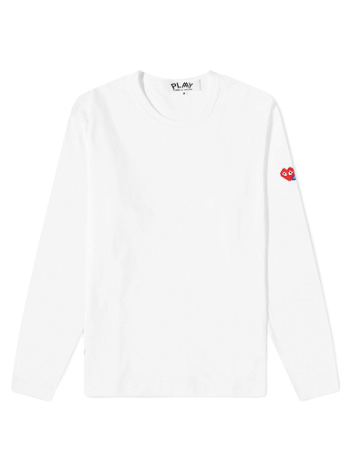 Comme des Garçons Long Sleeve Invader T-Shirt White P1T330-3