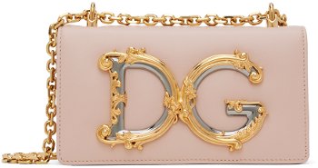 Dolce & Gabbana Pink 'DG' Shoulder Bag BI1416 AW070
