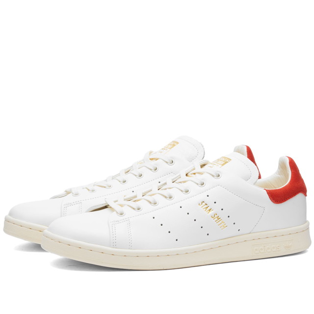 Adidas Men's STAN SMITH LUX Cloud White/Cream White/Red