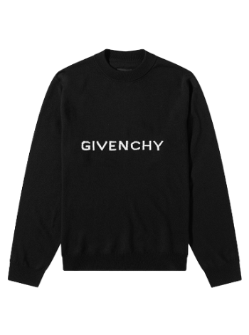 Givenchy Archetype Logo Crew Knit Black BM90N64YER-001