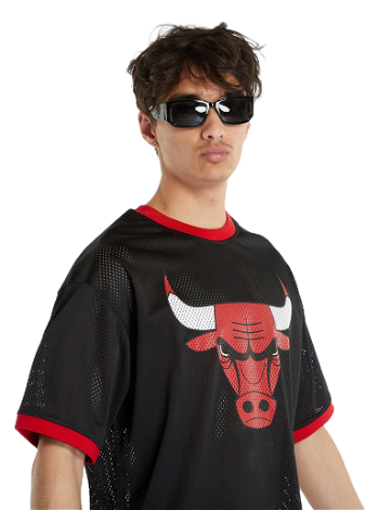 New Era Chicago Bulls NBA Team Logo Mesh Oversized T-Shirt 60357112