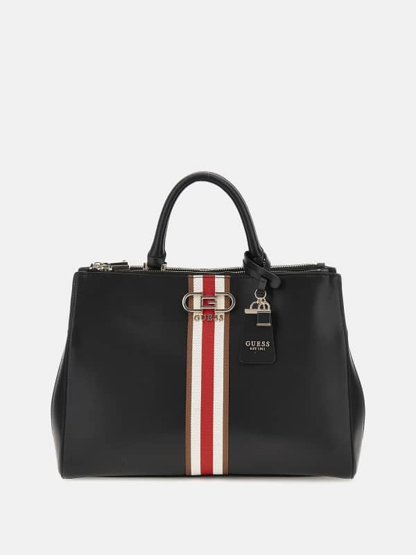Nelka Front-Stripe Handbag