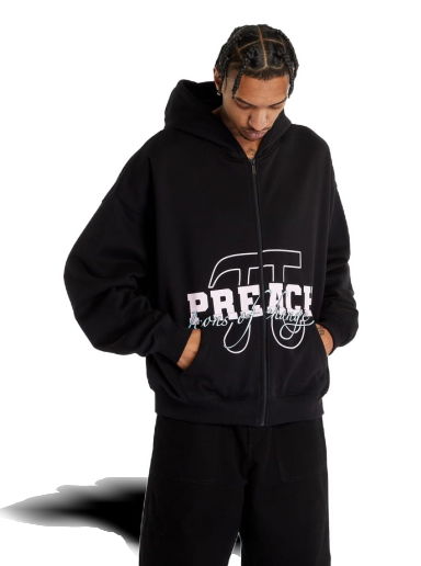 Preach Oversized Multi Logo Hoodie - Sky Blue - 206270-511