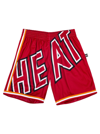Mitchell & Ness Blown Out Fashion Shorts Miami Heat SHORBW19147-MHERED1