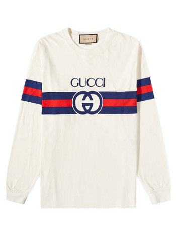 Gucci Long Sleeve New Logo Tee 581903-XJET2-9095