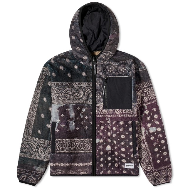 Bandana Pattern Fleece Jacket
