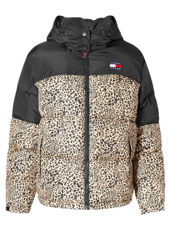 Tommy Hilfiger Tommy Jeans Leopard Alaska Puffer Coat Leo Aop DW0DW177150GI