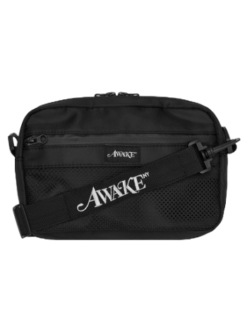 Awake NY Canvas Logo Messenger Bag AWK-SP23-AC002  BLA