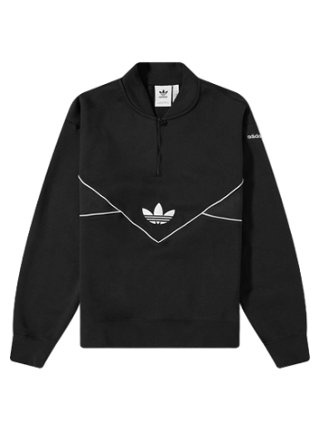 adidas Originals Classic Half Zip Crew Sweatshirt HR5339