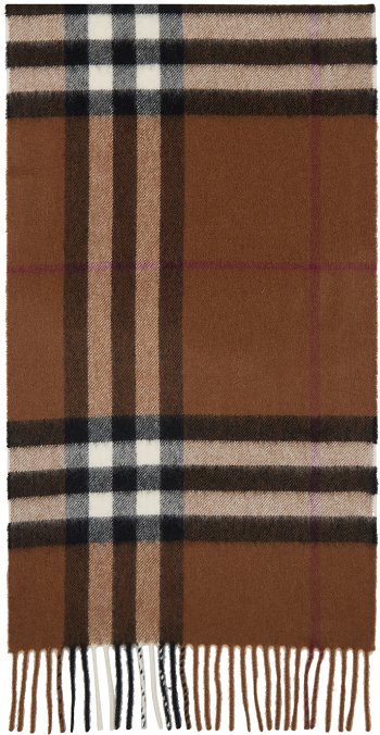 Burberry Check Scarf Brown 8037147