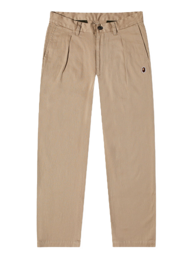 One Point Loose Fit Chino Beige