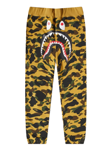 1st Camo Wide Fit Sweat Pants Yellow