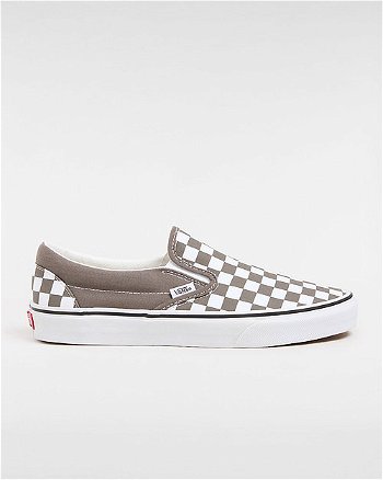 Vans Classic Slip-on Checkerboard Shoes (color Theory Checkerboard Bungee Cord) Unisex White, Size 2.5 VN000BVZ9JC