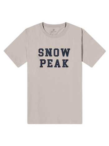 Snow Peak Felt Logo Tee TS-22AU001-BG