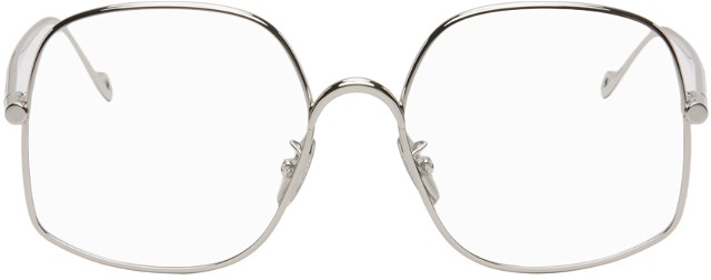 Silver Oversized Glasses