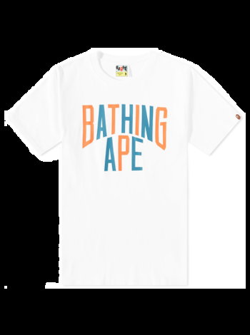 BAPE Colours Nyc Logo T-Shirt White 001TEJ301020M-WHT