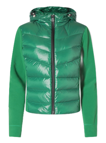 Moncler Grenoble Padded Zip Up Cardigan Green 8G500-00-80093-847