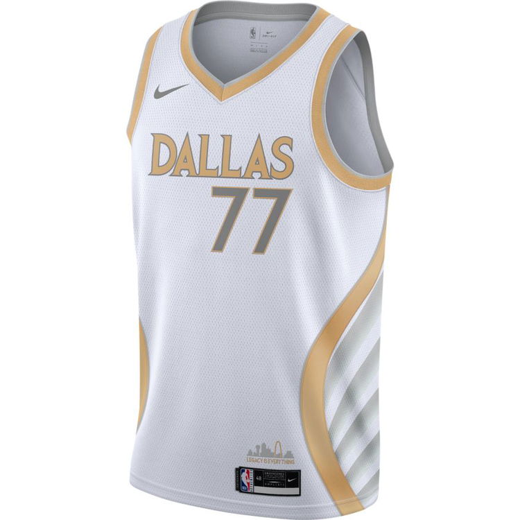 Luka Doncic Dallas Mavericks City Edition Nike Dri-FIT NBA Swingman Jersey.