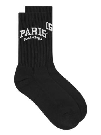 Balenciaga Paris Logo Sock Black/White 689802-472B4-1077