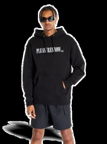 Pleasures LLC Fleece Hoodie Black P23F054 BLACK