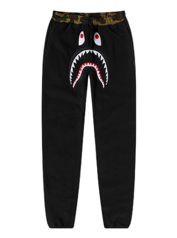BAPE 1st Camo Shark Polartec Pant Black 001PTH802507L-BLK