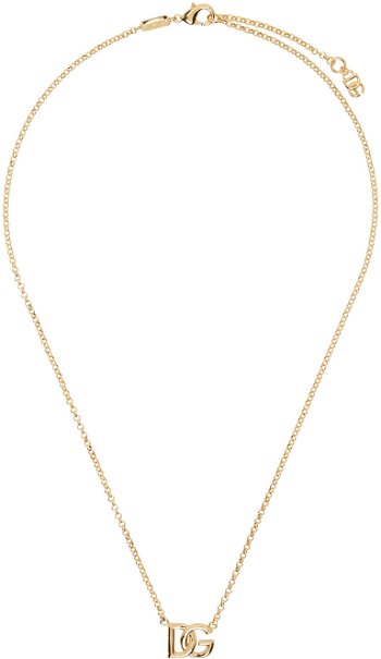 Dolce & Gabbana Gold 'DG' Necklace WNN5Y2W1111
