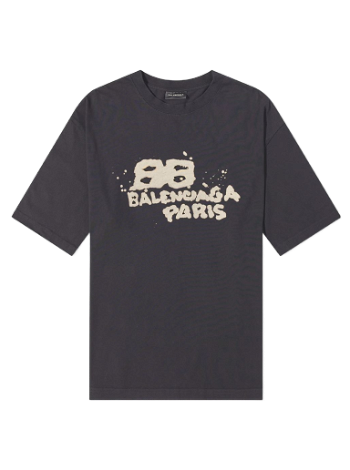 Balenciaga Dirty Paris Logo Tee 612966-TNVN4-1059