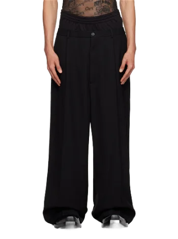 Balenciaga Black Hybrid Trousers 768808-TPT15-1069