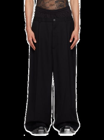 Balenciaga Black Hybrid Trousers 768808-TPT15-1069