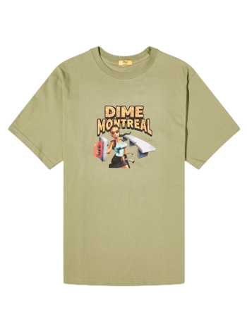 Dime Lara T-Shirt DIME23D2F22GRN