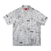 Receipts Rayon Short-Sleeve Shirt