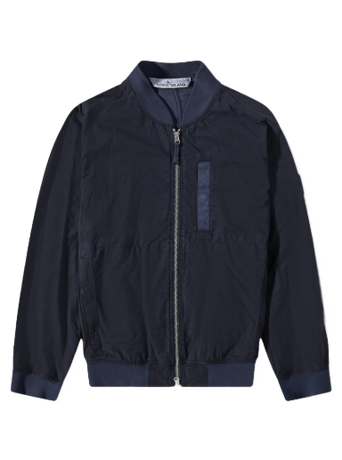 Cupro Cotton Twill Bomber Jacket