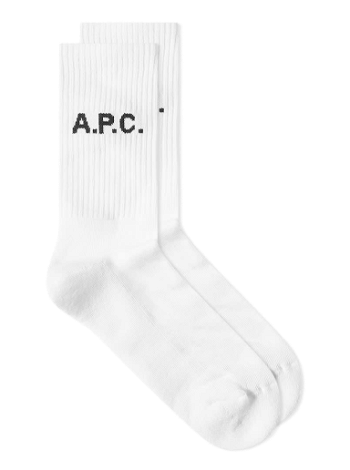 A.P.C. Sky Logo Socks COFCG-H21038-AAB