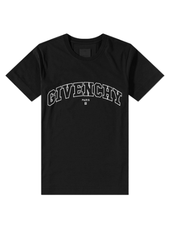 Givenchy College Embroidered Logo Tee BM71CW3Y6B-001