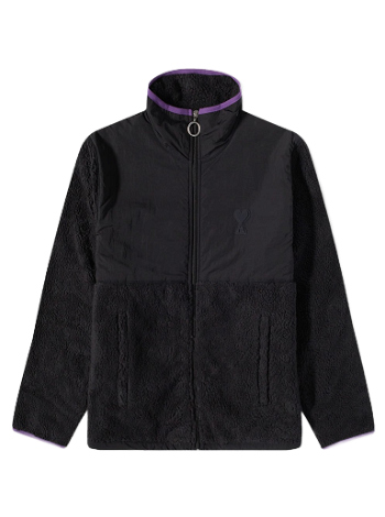 AMI Heart Sherpa Zip Fleece Jacket HJK007-761-025