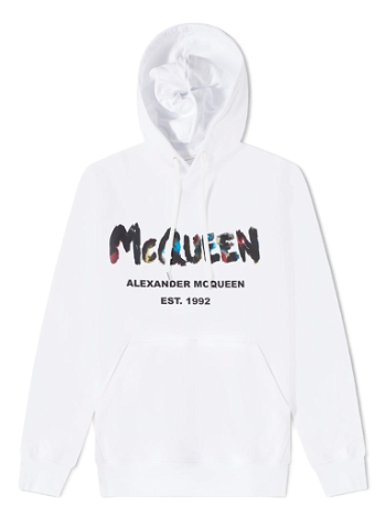 Alexander McQueen Grafitti Logo Popover Hoody 727687QUZ36-0900