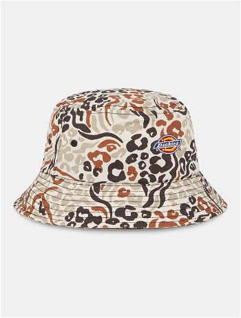 Dickies Saltville Bucket Hat Unisex Red Camouflage Size 0A4YPD