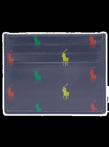 Polo by Ralph Lauren Pony Player Card Holder Navy/Multi 405845397001