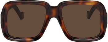 Loewe Brown Paula's Ibiza Dive Sunglasses LW40071U@5653E