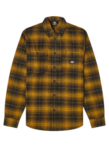 Dickies Evansville Flannel Overshirt "Dried Tobacco" DK0A4XGTF991