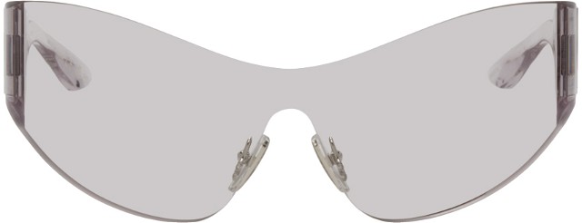 SSENSE Exclusive Transparent Shield Sunglasses