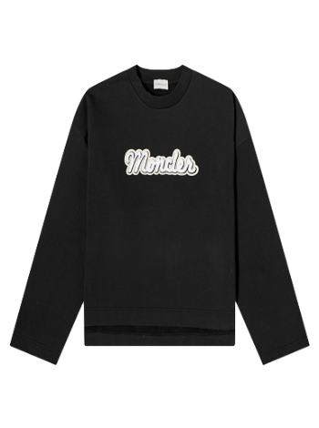 Moncler Varisty Logo Sweatshirt Black 8G000-20-899U5-999
