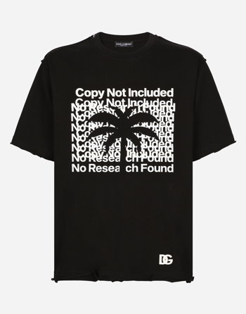 Dolce & Gabbana Short-sleeved Banana-tree-print T-shirt G8RI4TG7K7NN0000