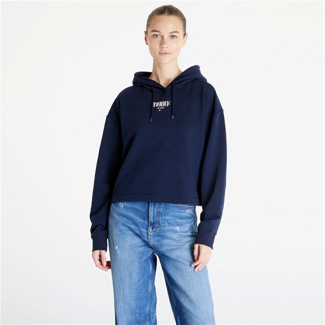 Relaxed Essential Logo Hoodie