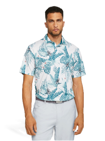 Puma Cloudspun Aloha Golf Poloshirt Herren, Weiß, 621556_02