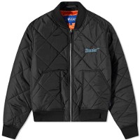 Quilted Patch Bomber Jacket