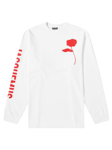 Ciceri Long Sleeve Rose T-Shirt White/Red