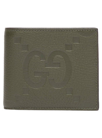 Gucci Jumbo GG Logo Wallet Olive 739475-AABY0-3346